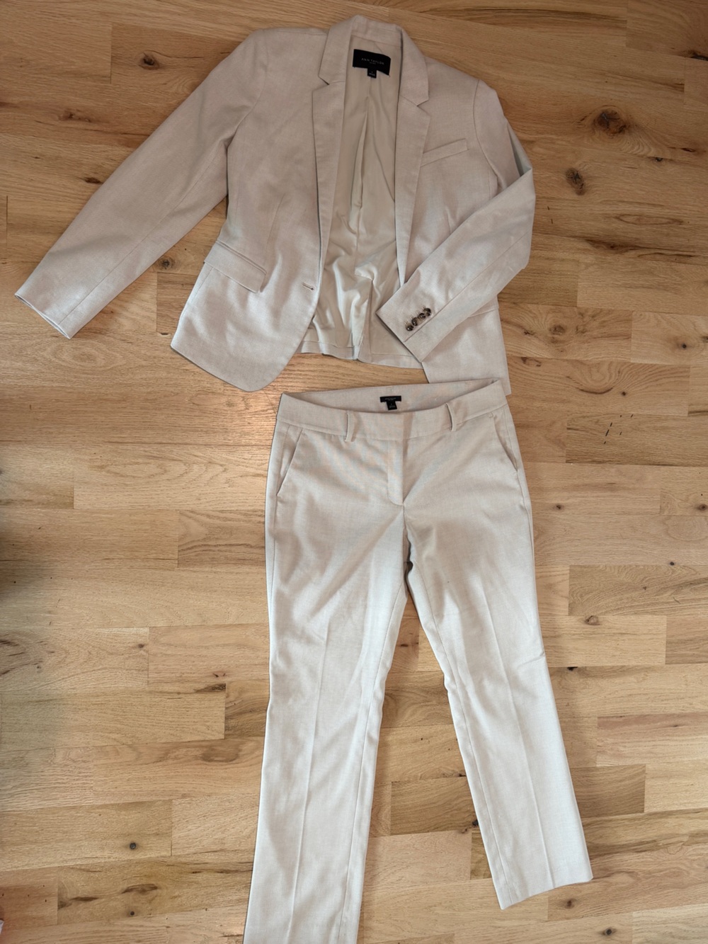 Light Beige Women's Suit - Classic Tailored Jacket